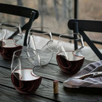 Elegant borosilicate glass for whiskey and mixed drinks